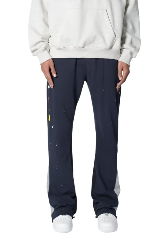 MNML| CONTRAST BOOTCUT SWEATPANTS