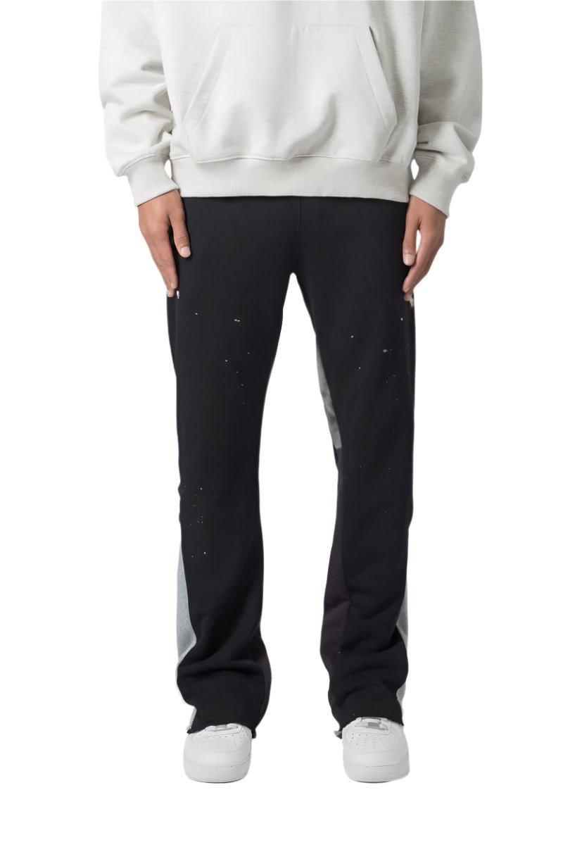 MNML| CONTRAST BOOTCUT SWEATPANTS