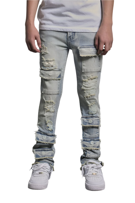 AJENDA| AJK3029 KID'S JEANS