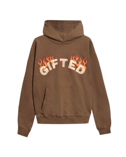 GFTD| FLYING HIGH BROWN HOODIE