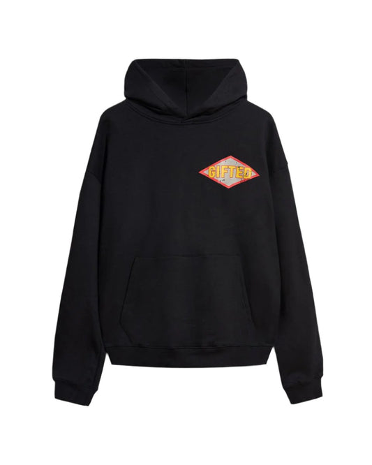 GFTD| HIGH POWER BLACK HOODIE