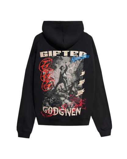 GFTD| GOD GIVEN BLACK HOODIE