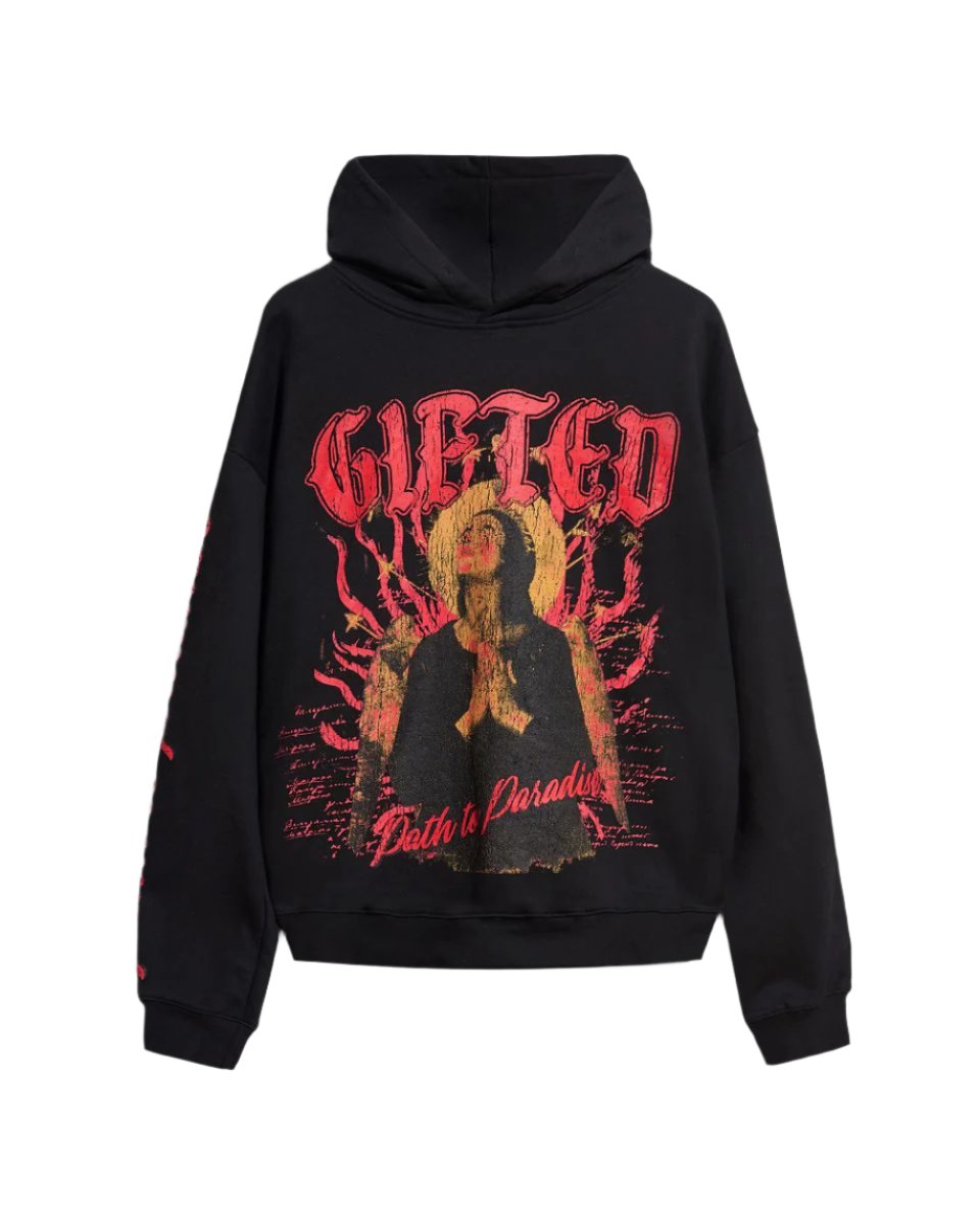 GFTD| PATH TO PARADISE BLACK HOODIE