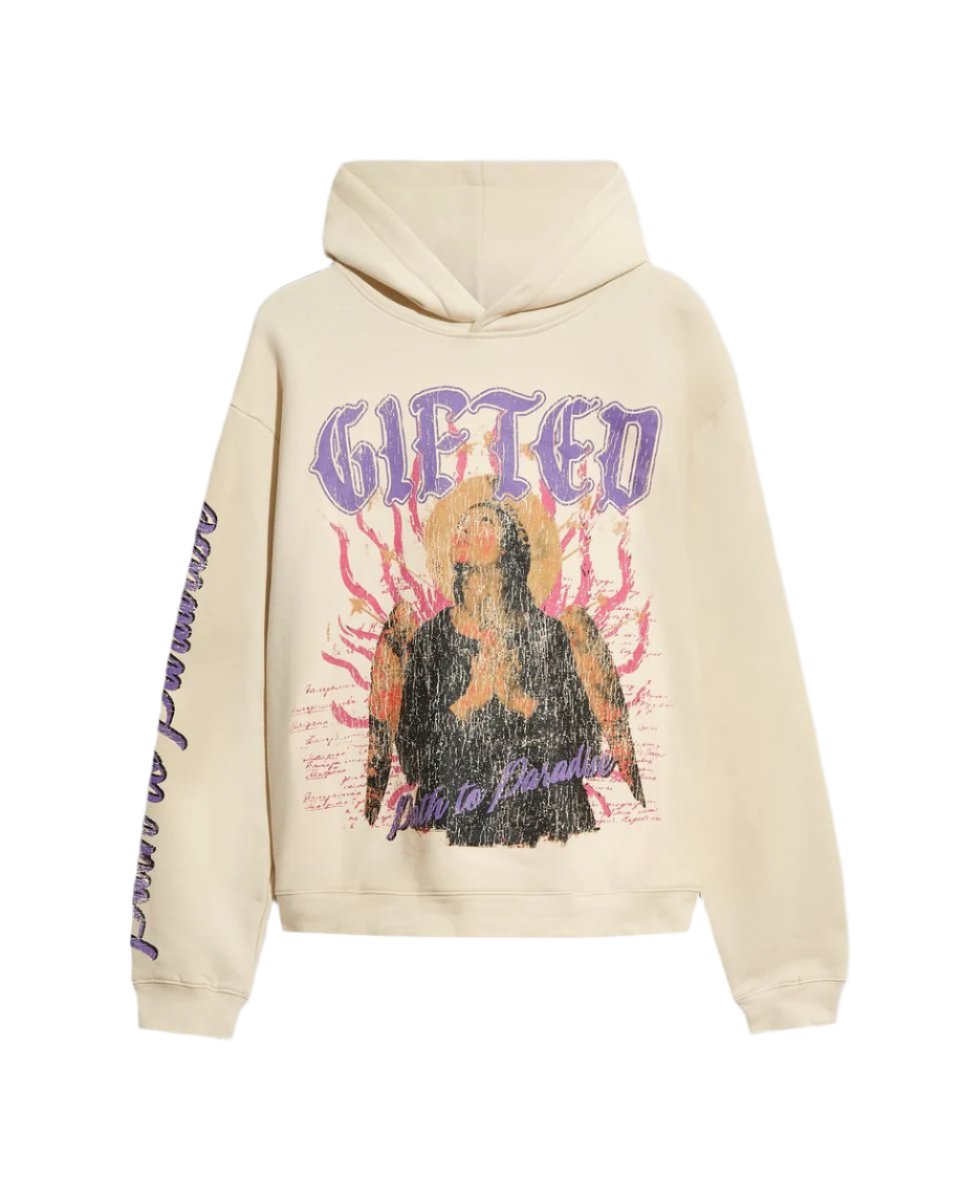 GFTD| PATH TO PARADISE BONE HOODIE