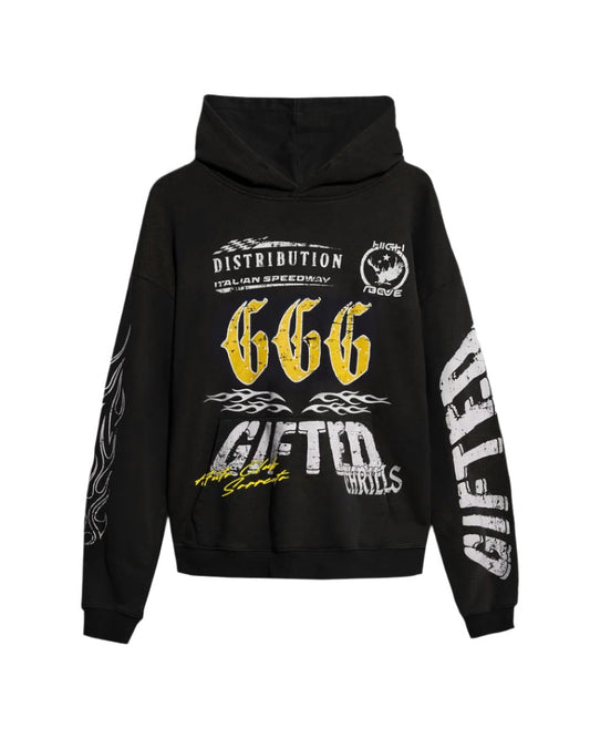 GFTD| THRILLS BLACK HOODIE