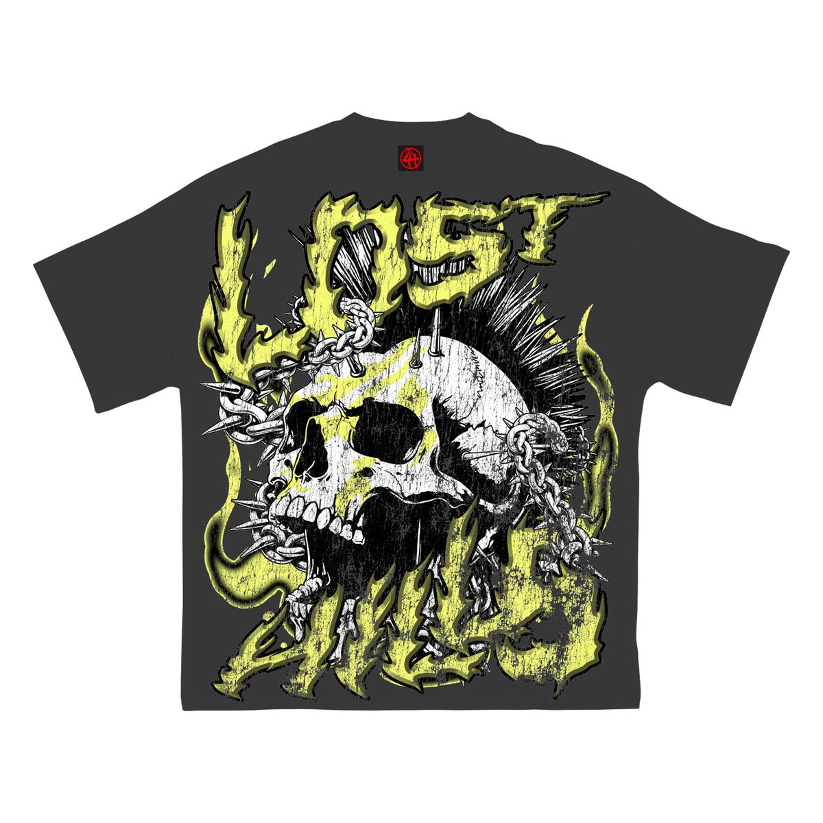 LOST HILLS| LH4004 SHIRT- BLACK WASH