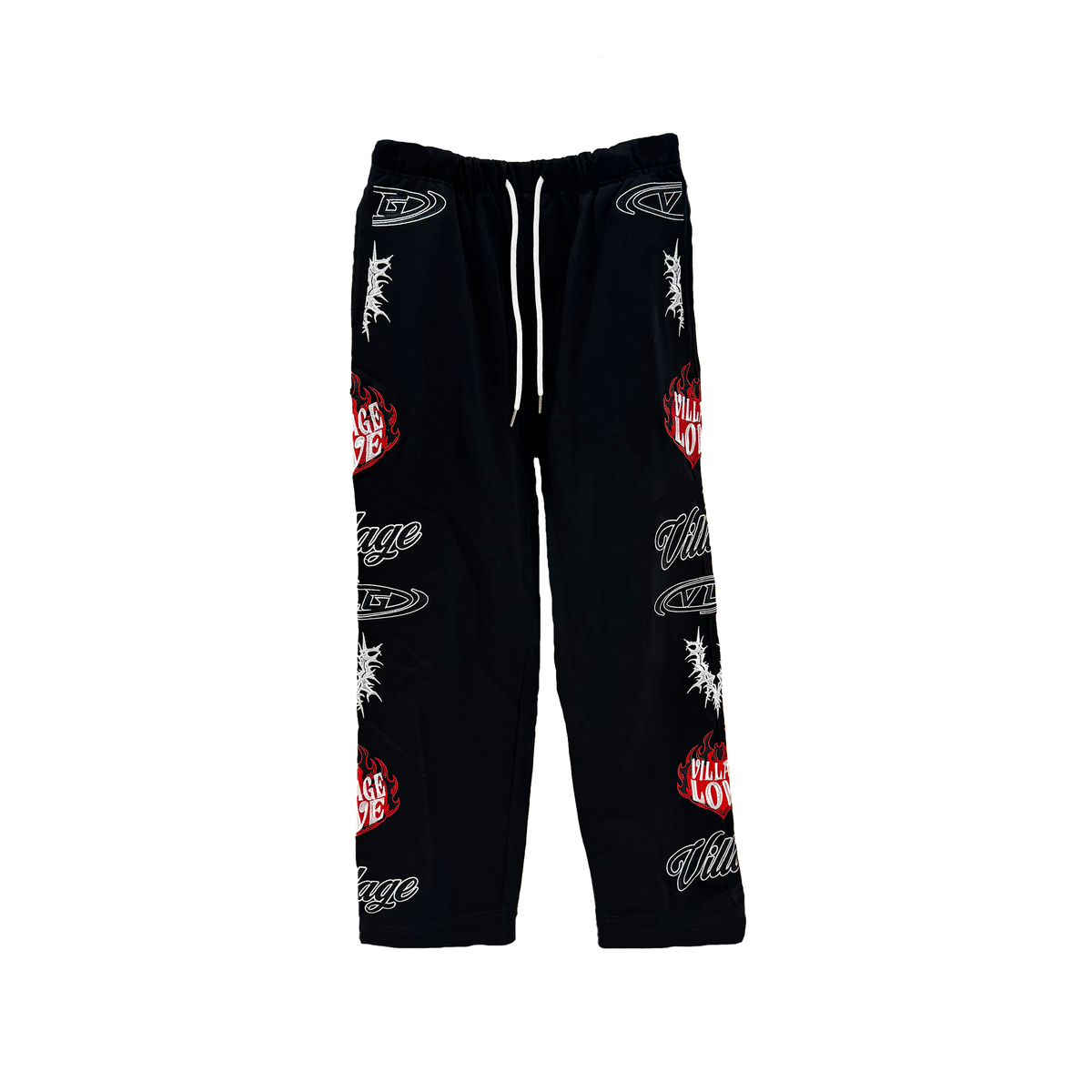 VILLAGE| Village Patch Sweats Black