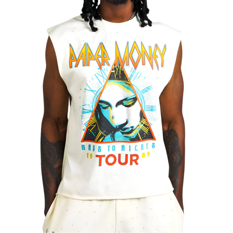 PAPER MONEY| "DEF MONEY" SLEEVELESS TEE