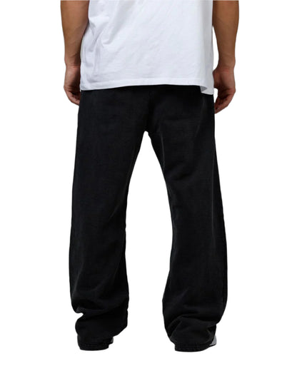 LOITER| INFERNO WASHED PANTS BLACK