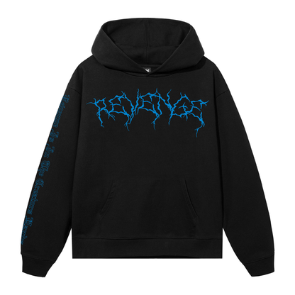 REVENGE| X LIGHTNING HEARTBREAK HOODIE BLACK