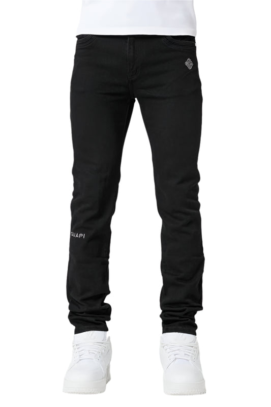 GUAPI| OBSIDIAN BLACK BASICS JEANS