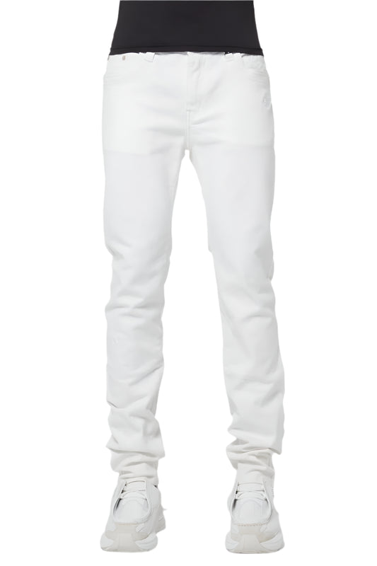 GUAPI| OFF WHITE BASICS JEANS