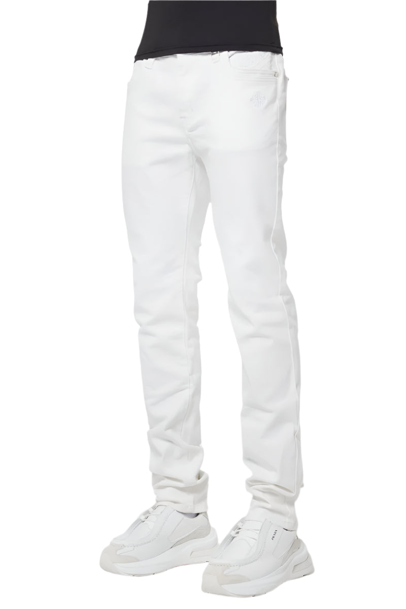 GUAPI| OFF WHITE BASICS JEANS