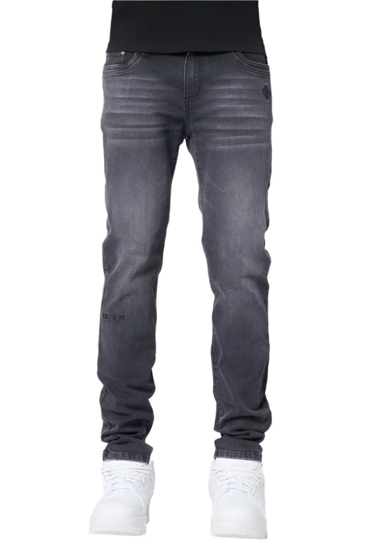 GUAPI| IRON GREY BASICS JEANS