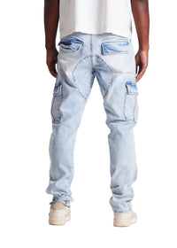CRYSP DENIM| CADES BLUE CARGO JEAN