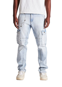 CRYSP DENIM| CADES BLUE CARGO JEAN
