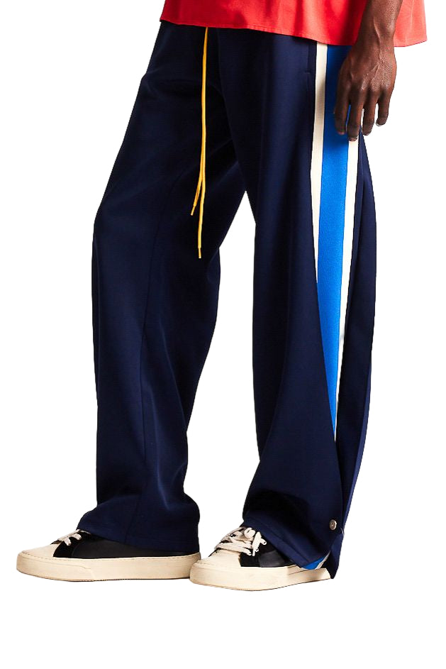 DSM| STRIPED SNAP PANT NAVY/BLUE