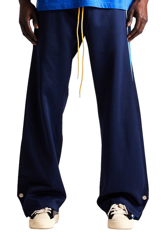 DSM| STRIPED SNAP PANT NAVY/BLUE