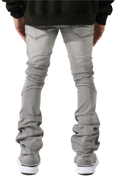 SERENEDE| MEN'S "NOCTIS" STACKED JEANS