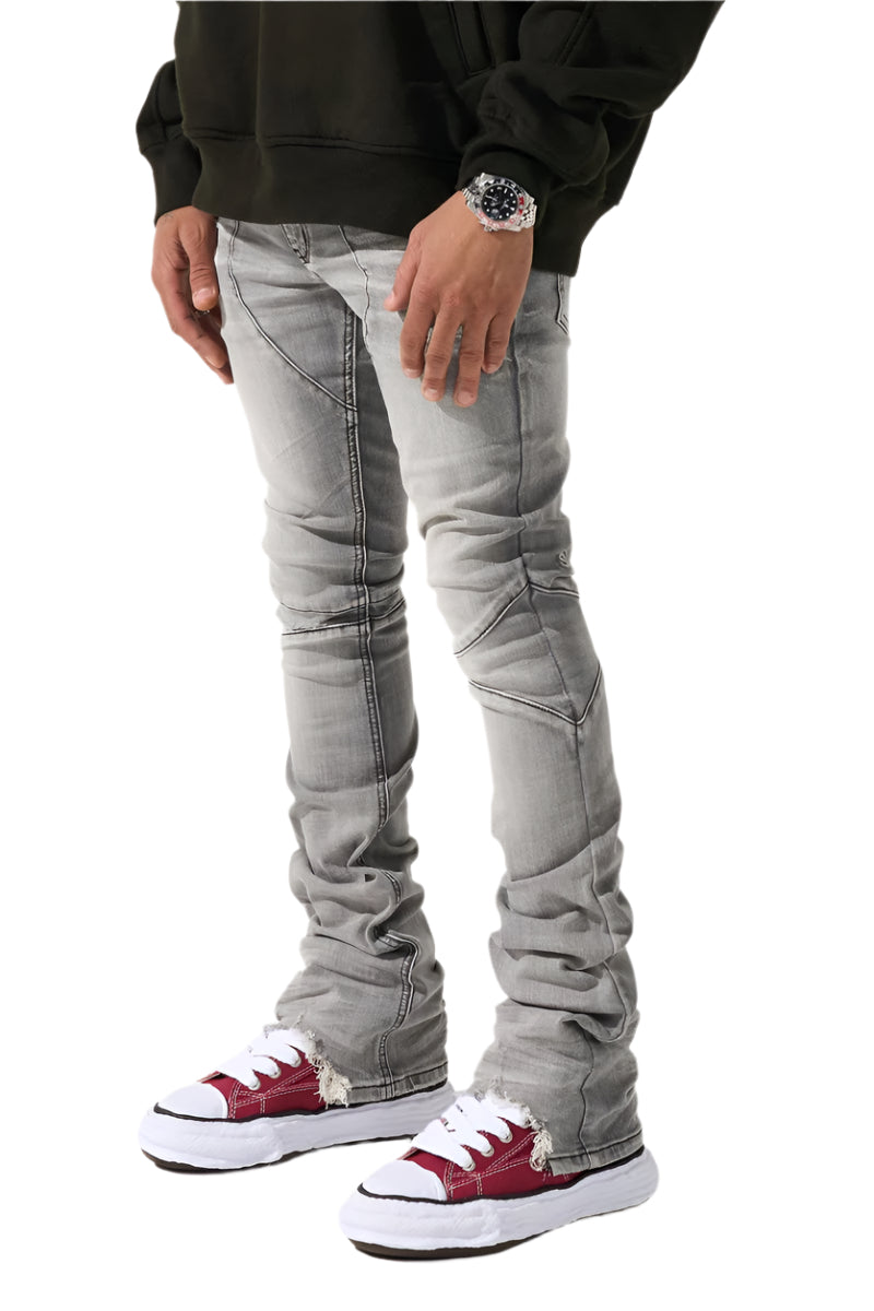 SERENEDE| MEN'S "NOCTIS" STACKED JEANS