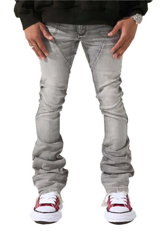 SERENEDE| MEN'S "NOCTIS" STACKED JEANS