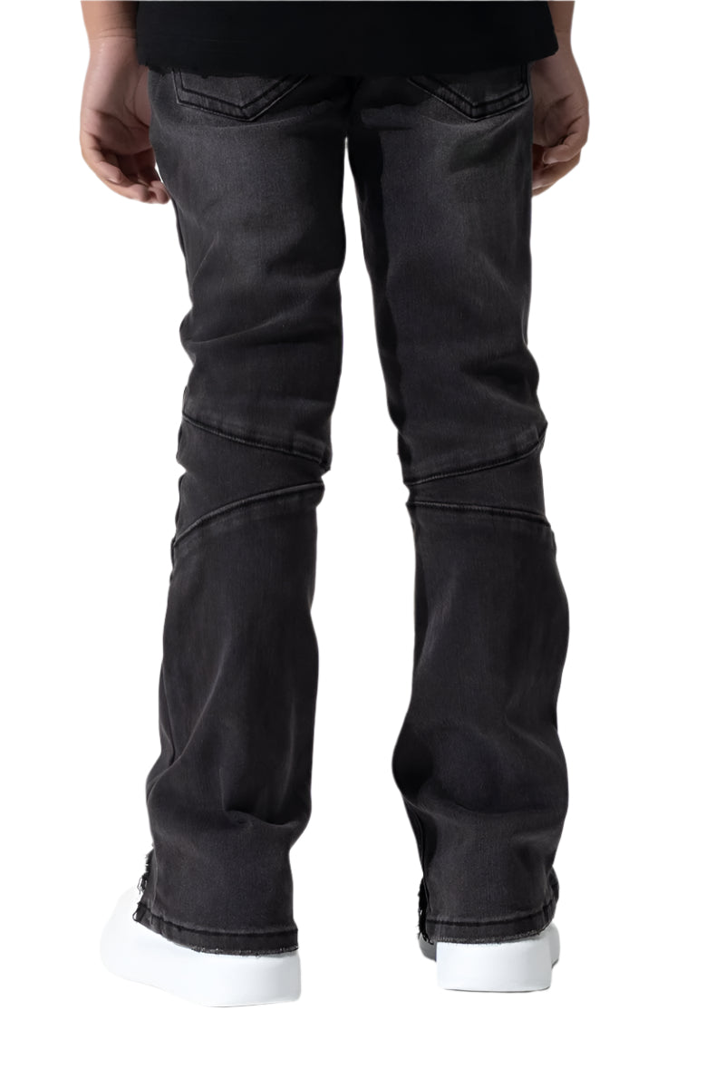 SERENEDE| KIDS "NICKEL" STACKED JEAN