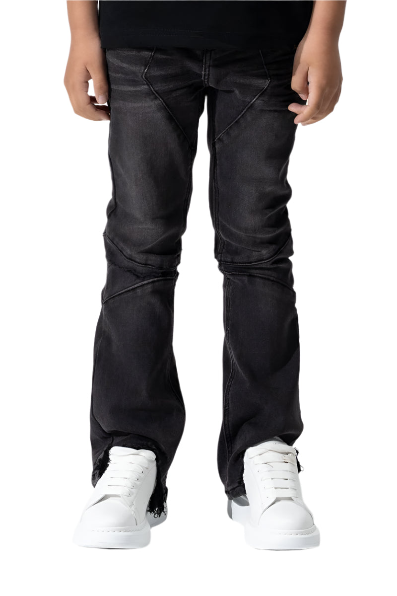 SERENEDE| KIDS "NICKEL" STACKED JEAN