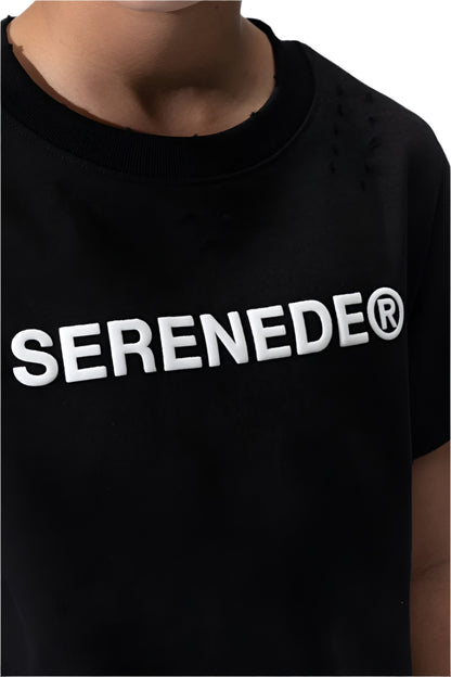 SERENEDE| KIDS "CLASSIC" BLACK TEE