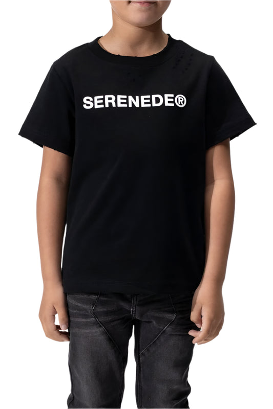 SERENEDE| KIDS "CLASSIC" BLACK TEE