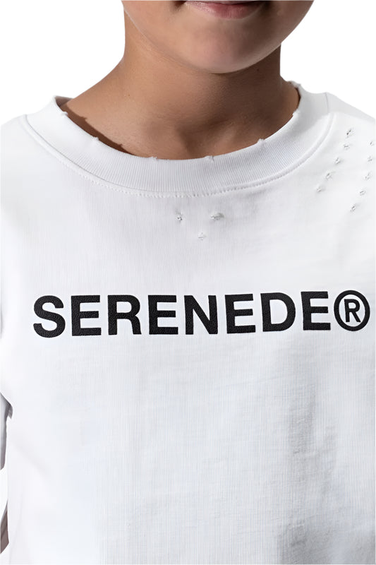 SERENEDE| KIDS "CLASSIC" WHITE TEE