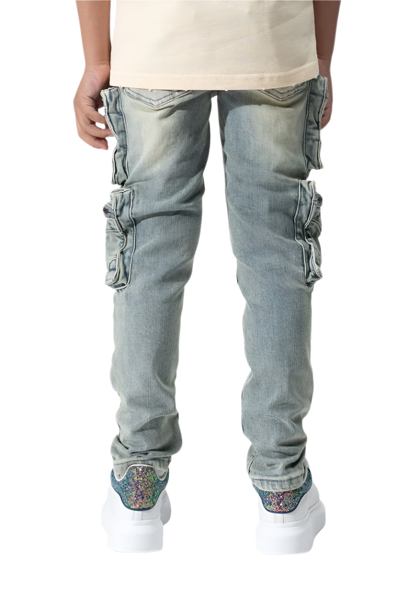 SERENEDE| KIDS "GENESYS" CARGO JEANS