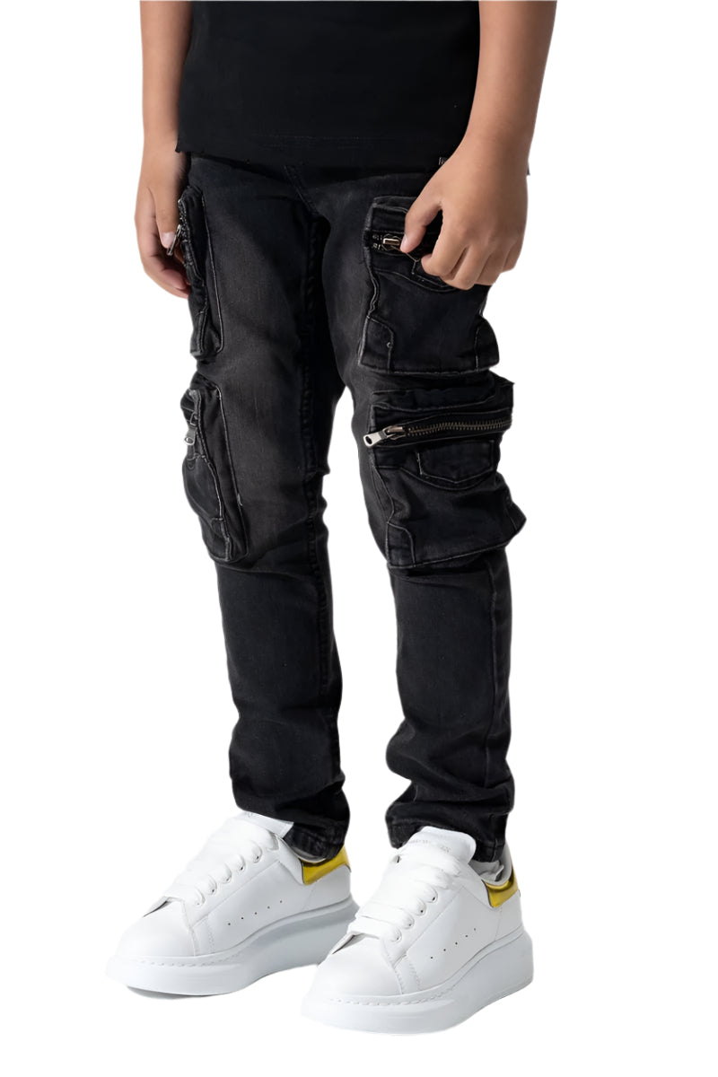 SERENEDE| KIDS "POPPY" CARGO JEANS