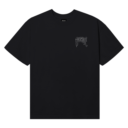 REVENGE| X KILL TEE WASHED BLACK/WHITE