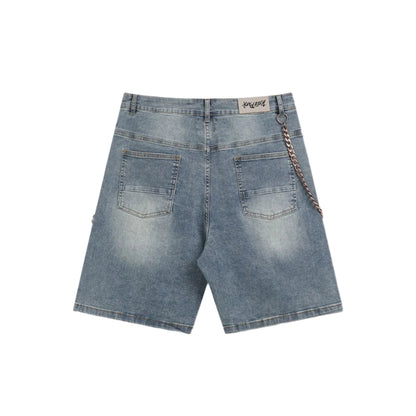 HYDE PARK| STUDDED VELOCITY DENIM SHORTS