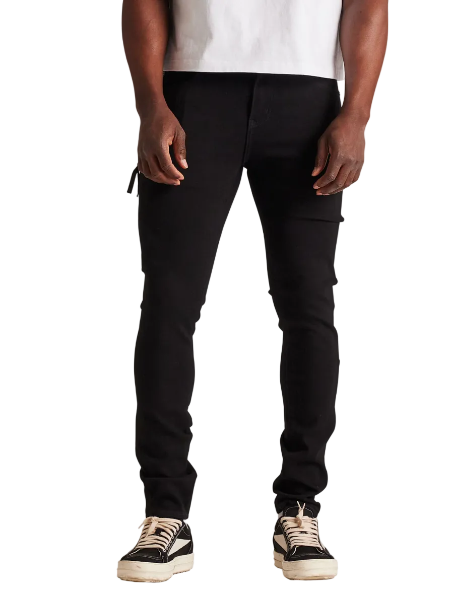 EMBELLISH| DAVID SKINNY JET BLACK JEAN
