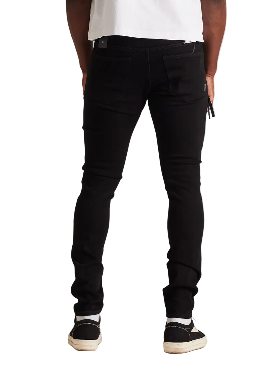 EMBELLISH| DAVID SKINNY JET BLACK JEAN