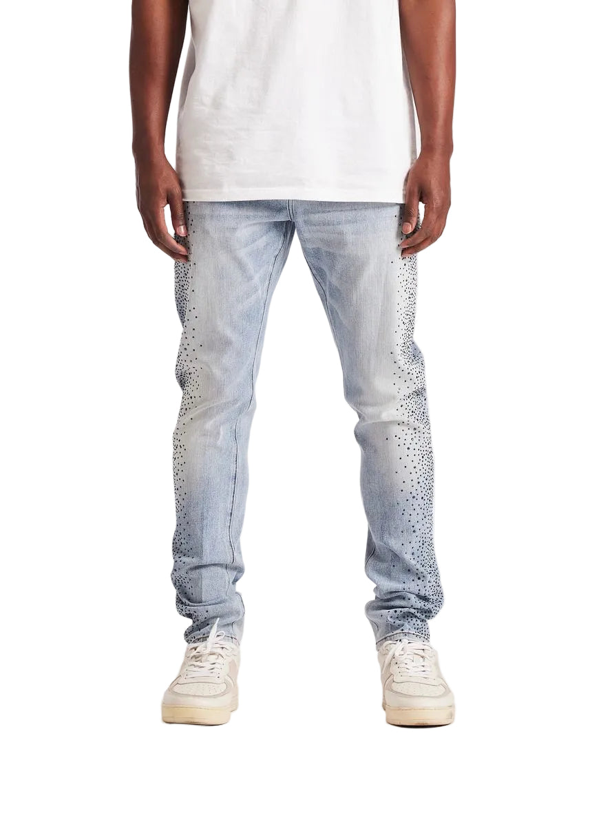 EMBELLISH| FROST DENIM BLUE JEAN