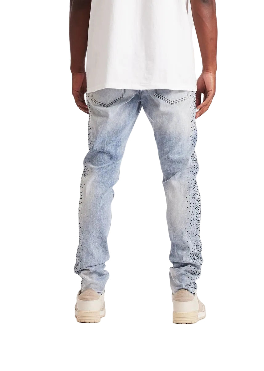 EMBELLISH| FROST DENIM BLUE JEAN