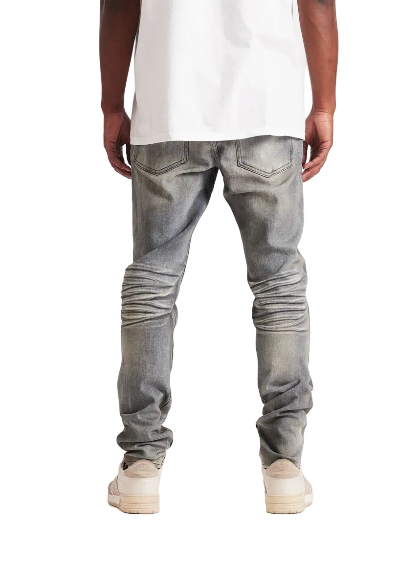 EMBELLISH| DAVID SKINNY ACID INDIGO JEAN