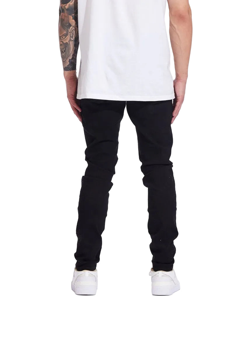 EMBELLISH| FROST DENIM BLACK JEAN