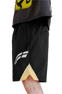 RVS LABS| ASTRAL SHORTS BLACK/YELLOW