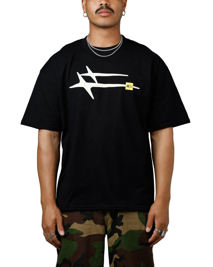 LOITER| HYBRID TEE BLACK