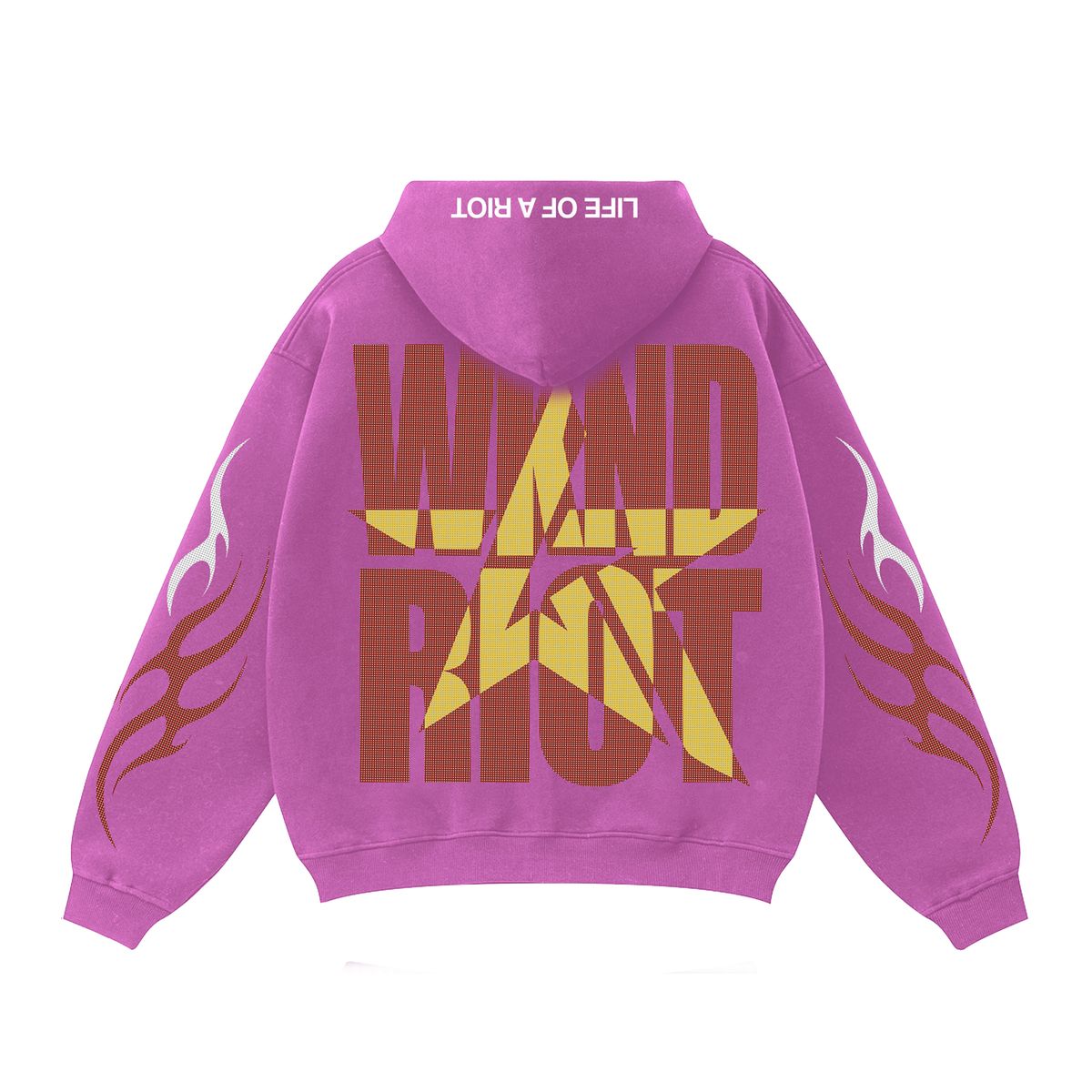 WKND RIOT| RIOT LIFESTYLE ZIP UP HOODIE PINK