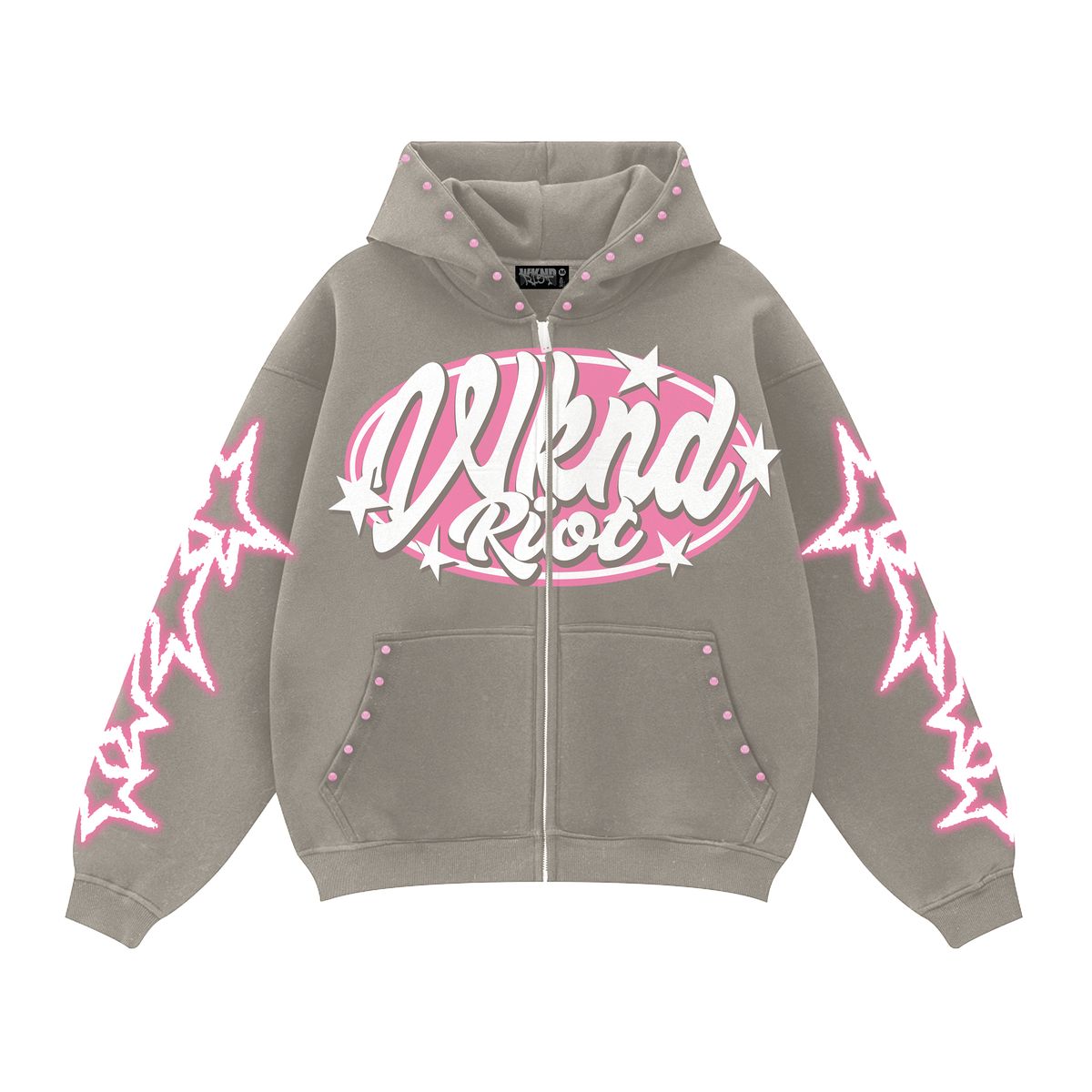 WKND RIOT| HIGH FASHION HOODIE NATURAL