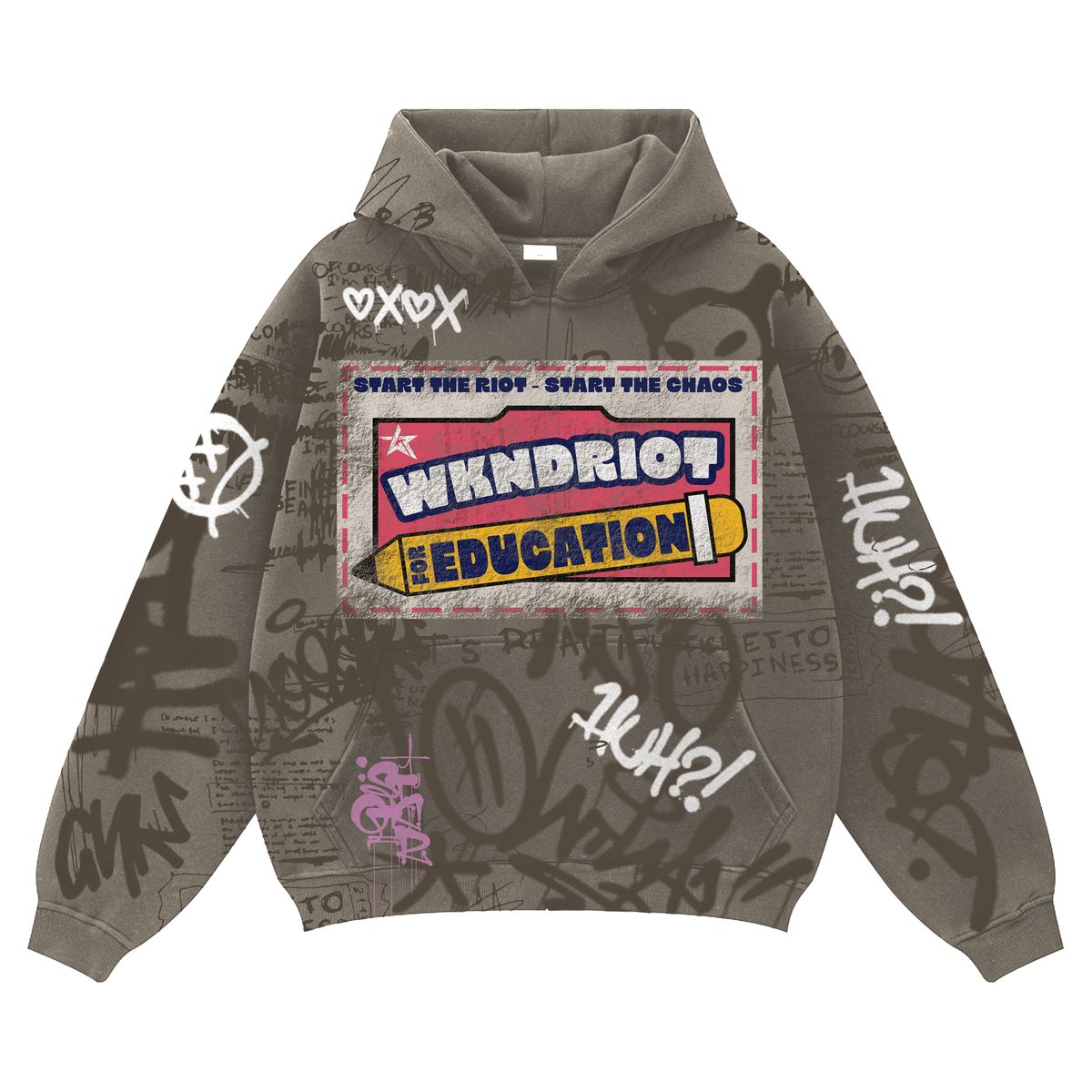 WKND RIOT| BOX TOP HOODIE