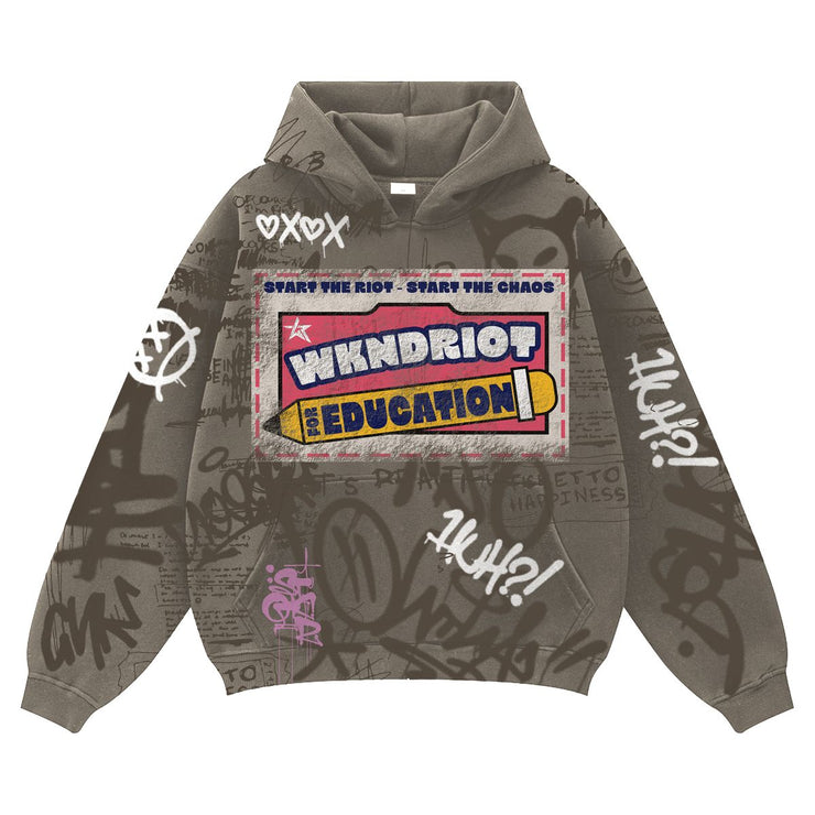 WKND RIOT| BOX TOP HOODIE