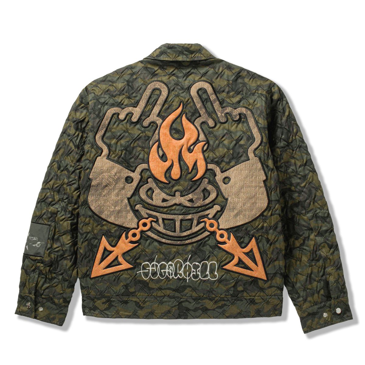 SUGARHILL| FRANZ TRUCKER JACKET CAMO