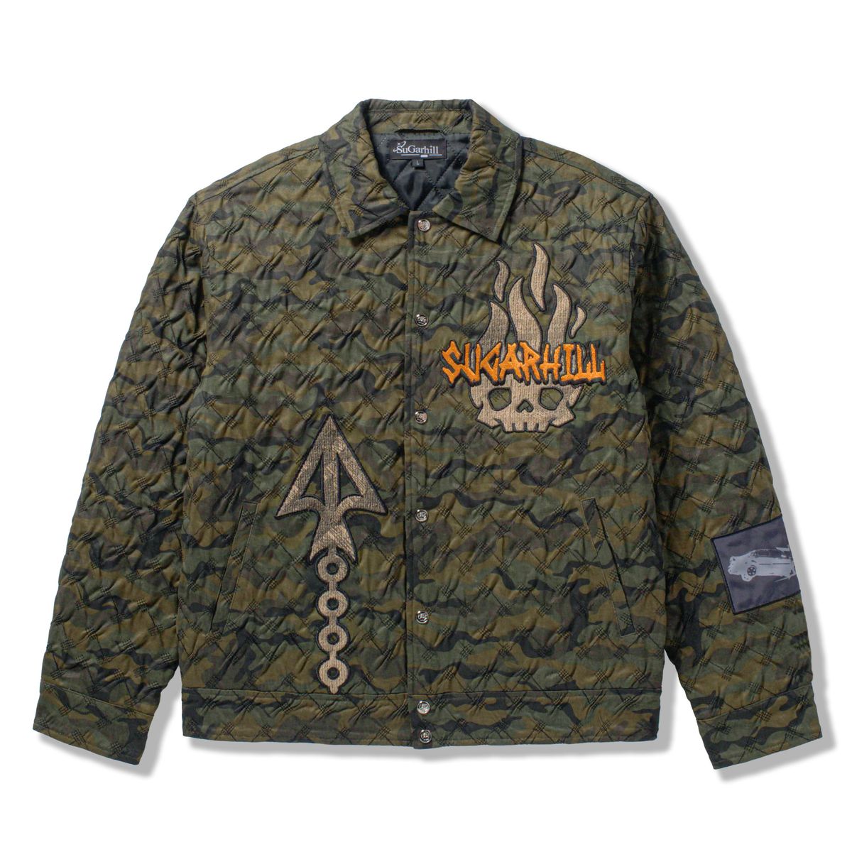SUGARHILL| FRANZ TRUCKER JACKET CAMO