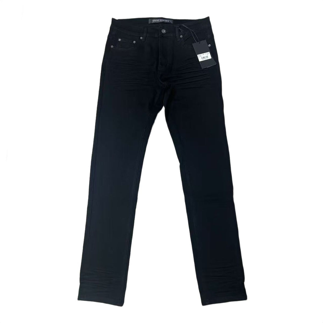 SILNT CHPTRS| ZERO GRAVITY SKINNY JET BLACK JEAN