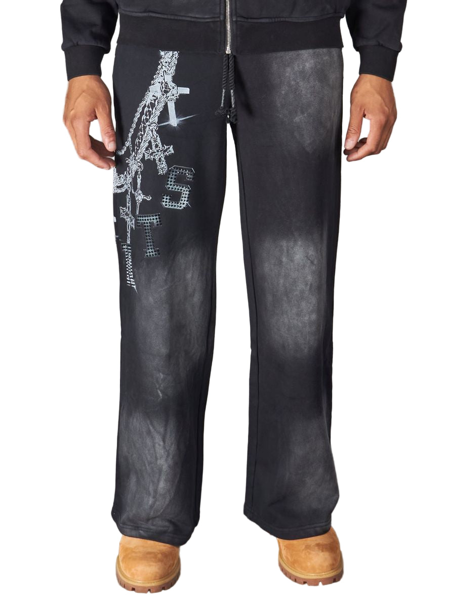 POLITICS| LURIC 136 SWEATPANTS BLACK